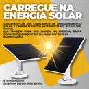 Câmera de Segurança Sem Fio 1080p com Bateria Solar, Visão Noturna, Detecção de Movimento e Dupla Lente