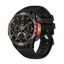 Relógio Inteligente Rugged com Ligações, Lanterna SOS, Tela HD 3.71cm e Super Bateria – Fitness Watch 100+ Modos