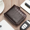 Carteira Masculina Grande com Zíper e Porta-Moedas – Design Moderno e Multiuso para Estudantes