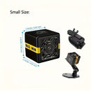 Mini Câmera Espiã Portátil – Gravação de Vídeo e Áudio, Bateria Recarregável, Visão Noturna e Clip de Fixação Hands-Free