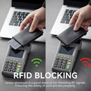 Carteira Masculina Pop-Up Antirroubo RFID – Compacta, Durável e com Design em Fibra de Carbono