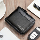 Carteira Masculina Grande com Zíper e Porta-Moedas – Design Moderno e Multiuso para Estudantes