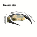 Óculos Inteligentes 1080P Ultra HD – Gravação em Vídeo, Auto Foco, Lentes Anti-Reflexo, Leve e Durável para Esportes e Aventura