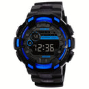 Relógio Masculino Digital LED Grande Esportivo – Alarme, Cronômetro, Prova d’Água (Perfeito Academia e Dia a Dia