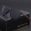 Óculos Masculino Quadrado Clássico Armação Preta – Leve, Confortável e Elegante (Perfeito para Presente)