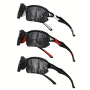 Kit 3 Óculos Esportivos Polarizados – Unissex para Ciclismo, Corrida, Pesca, Golfe e Atividades ao Ar Livre