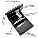 Carteira Masculina Pop-Up Antirroubo RFID – Compacta, Durável e com Design em Fibra de Carbono