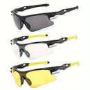 Kit 3 Óculos Masculinos — Anti-Reflexo, Anti-Risco, Leves e Resistentes para Ciclismo, Pesca e Atividades ao Ar Livre
