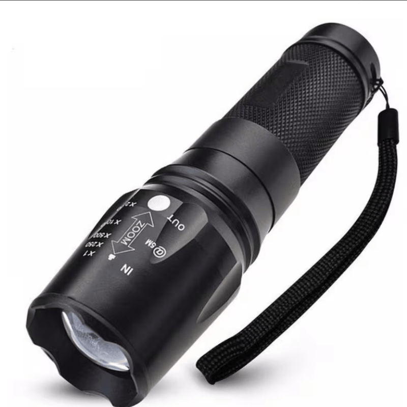 Lanterna Profissional X900 Recarregável com Função de Amplificação de Sinal — Alto Alcance e Iluminação Potente