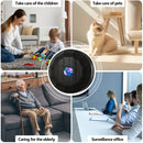 Câmera Wi-Fi Smart Sem Fio 2.4GHz — Recarregável por USB, Monitoramento por App, Para Casa, Pets, Viagens e Aluguéis | Uso Interno e Externo