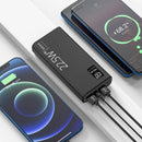 Carregador Portátil Power Bank 20000mAh Turbo – Display LCD e Carga Rápida