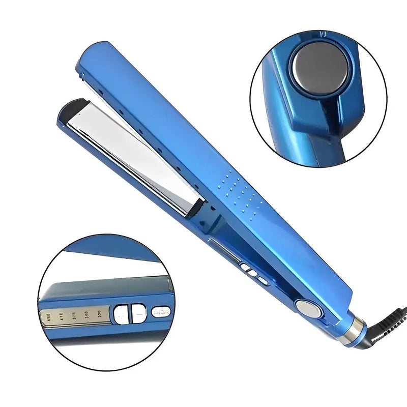 Prancha Nano Titanium Hair Curling Bivolt – Cachos e Liso Profissional