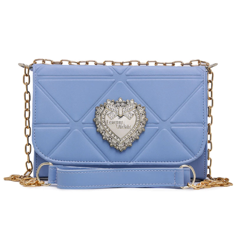 Bolsa Ballad Launch Feminina com Corrente Decorativa e Alça Transversal