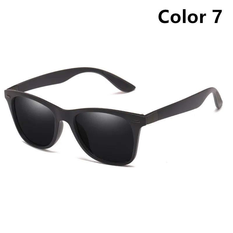 Óculos polarizados clássicos para homens e mulheres, óculos de sol quadrados, viagens, pesca, ciclismo, moda