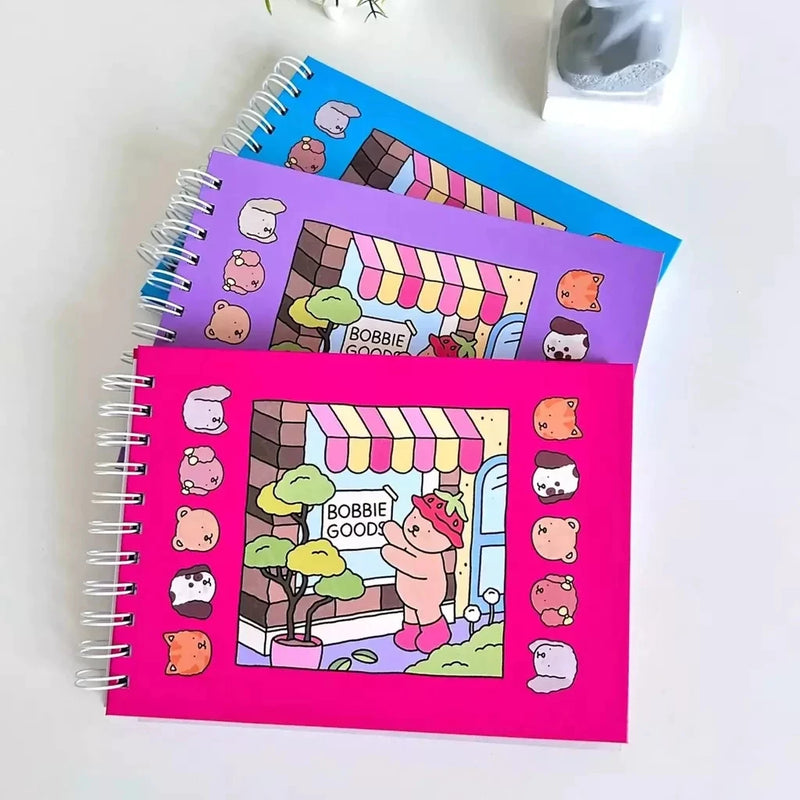 Caderno de Desenho Bobbie Goods – 50 Folhas, Papel 180g – Ideal para Pintura, Desenho e Colorir