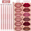 Kit de Canetas Delineadoras Labiais 6 Peças – Maquiagem para Lábios com Fixação Prolongada, Não Desbota e Fácil Aplicação