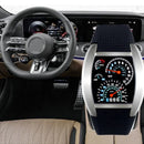 Relógio Eletrônico LED Aviação – Painel de Corrida Estilo Esportivo Unissex para Estudantes