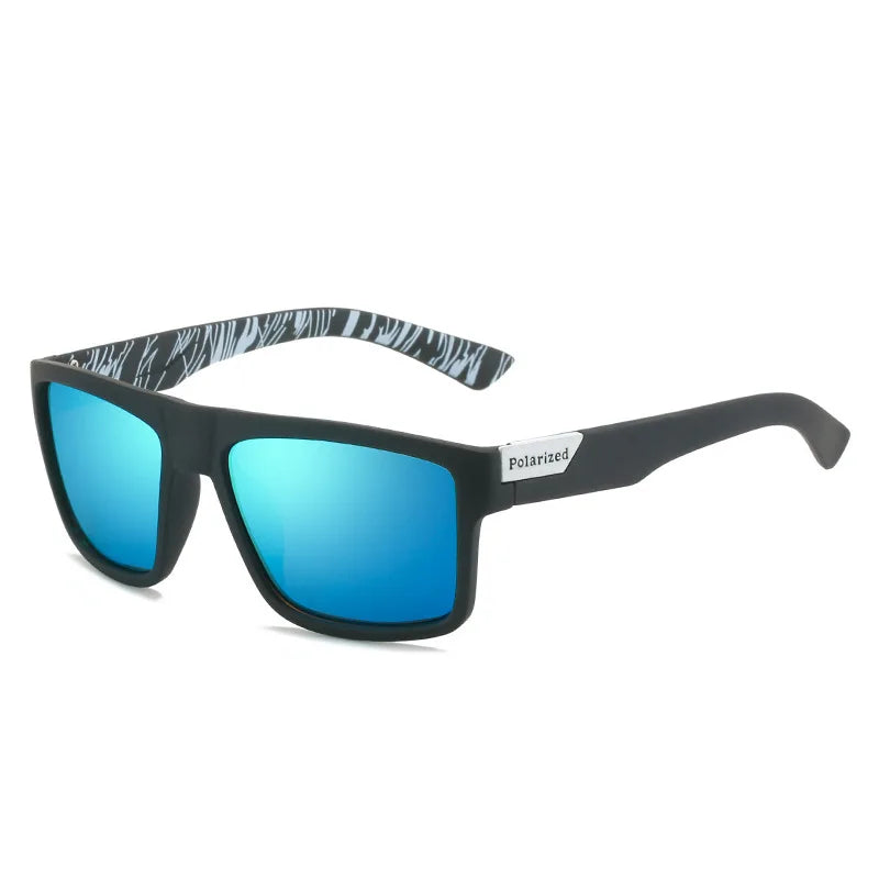Óculos de Sol Vintage Quadrado Polarizado UV400 – Unissex, Luxo, Ideal para Direção e Pesca