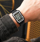 Relógio Eletrônico Masculino Synoke Retrô – Retangular, Alarme, Luz Noturna e Resistência à Água 50M