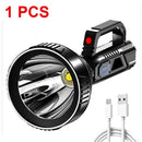 Lanterna LED Recarregável de Alta Potência – Holofote Potente, À Prova d’Água, Ideal para Pesca, Camping e Emergências