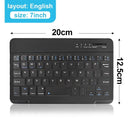 Teclado Bluetooth Universal para iPad e Tablets – Compatível com iPad 7ª a 10ª Geração, Pro, Air, Mini, Samsung e Xiaomi