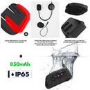 Headset Bluetooth V6 Plus para Capacete de Moto – Comunicador Intercom 1200M à Prova d’Água para 6 Cavaleiros