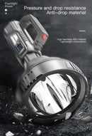 Lanterna LED Recarregável de Alta Potência – Holofote Potente, À Prova d’Água, Ideal para Pesca, Camping e Emergências