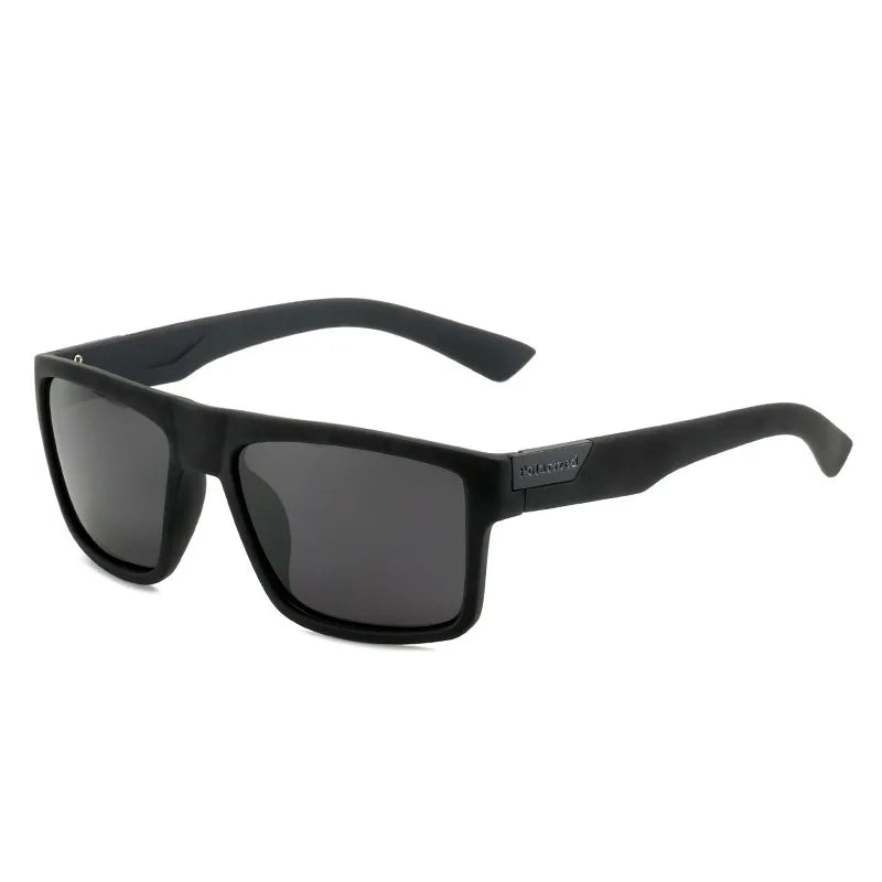 Óculos de Sol Vintage Quadrado Polarizado UV400 – Unissex, Luxo, Ideal para Direção e Pesca
