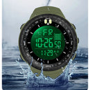 Relógio Digital Militar Synoke Masculino – Estilo Retrô, Esportivo, Multifuncional e à Prova d’Água