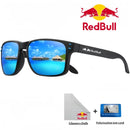 Óculos de Sol Quadrado Polarizado Red Bull Fashion F1 | Unissex com Proteção UV e Acabamento Premium
