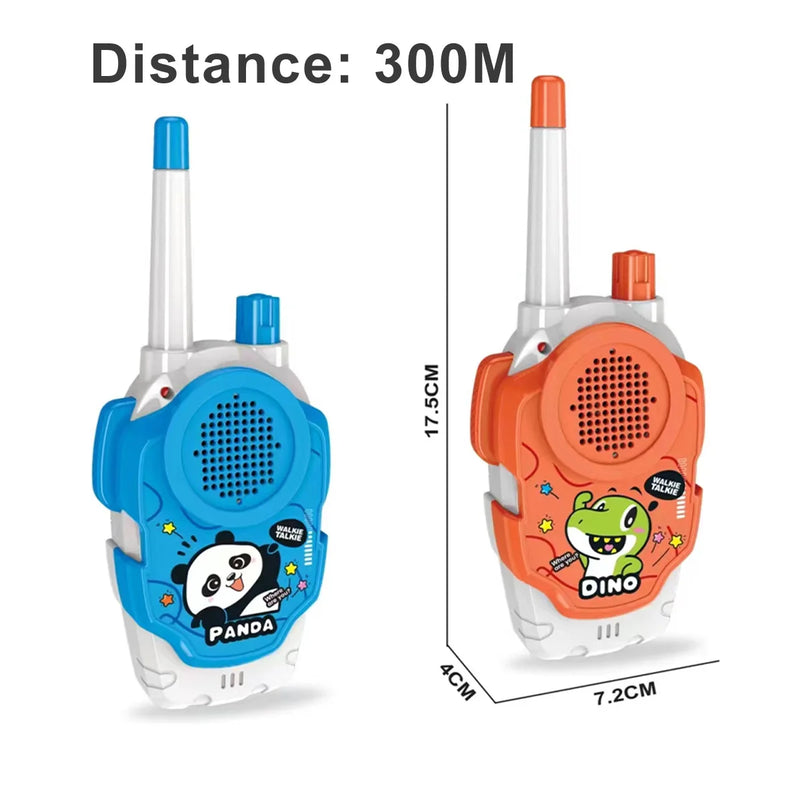 Rádio Comunicador Walkie Talkie Infantil 2PCS para Meninos e Meninas – Ideal para Camping e Hiking