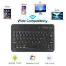 Teclado Bluetooth Universal para iPad e Tablets – Compatível com iPad 7ª a 10ª Geração, Pro, Air, Mini, Samsung e Xiaomi