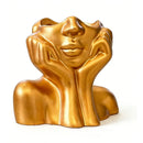 Face-Shaped Pencil Holder Human Body Art Stationery Desktop Organizer Home Room Decoration Ornaments