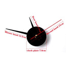 Relógio de Parede Decorativo 3D Luminoso | Acrílico DIY Silencioso | Home Decor Moderno