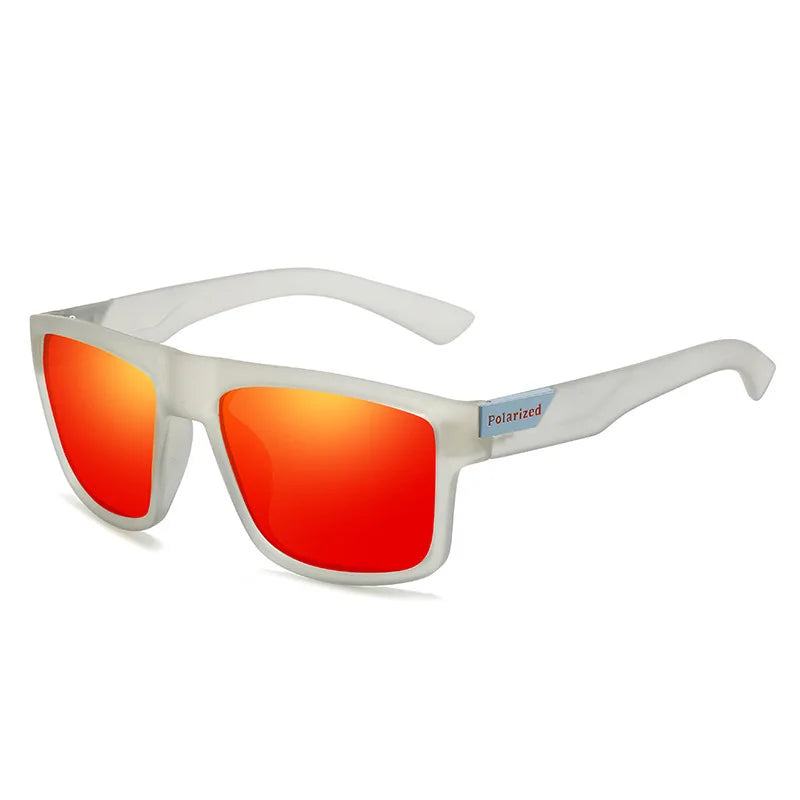 Óculos de Sol Vintage Quadrado Polarizado UV400 – Unissex, Luxo, Ideal para Direção e Pesca