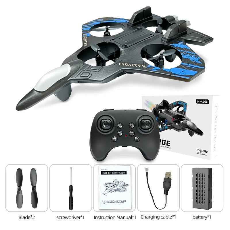 Drone Avião AIAO – Leve, Resistente e Fácil de Pilotar | Diversão Garantida para Todas as Idades!