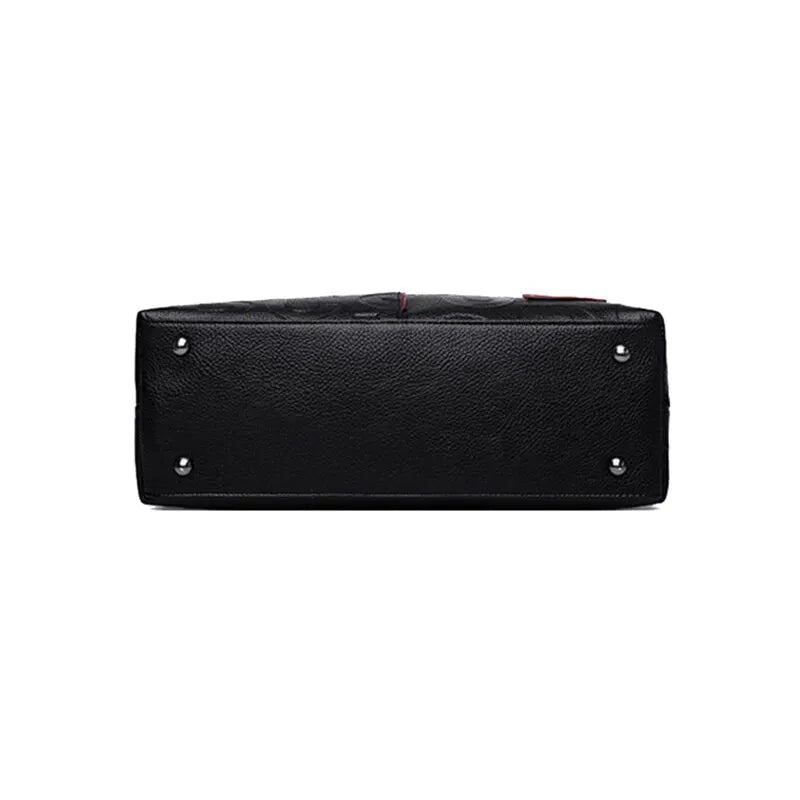 Bolsa Feminina de Ombro e Transversal – Couro PU, Estilo Luxo, Grande Capacidade, Ideal para Viagem e Uso Diário