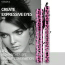 Kit Maquiagem para Olhos com Lápis Delineador Líquido e Máscara 4D Waterproof – Lápis de Sobrancelha e Eye Liner Profissional