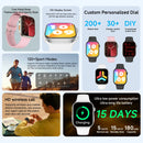 Relógio Inteligente 1.83” Tela HD com Chamada Bluetooth, Monitor Cardíaco e 120+ Modos Esportivos à Prova d’Água