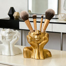 Face-Shaped Pencil Holder Human Body Art Stationery Desktop Organizer Home Room Decoration Ornaments