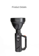 Lanterna LED Recarregável de Alta Potência – Holofote Potente, À Prova d’Água, Ideal para Pesca, Camping e Emergências