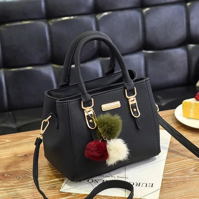 Bolsa de Luxo Feminina Gusure – Transversal com Borla, Grande Capacidade, Tote Bordada e Estilo Sofisticado