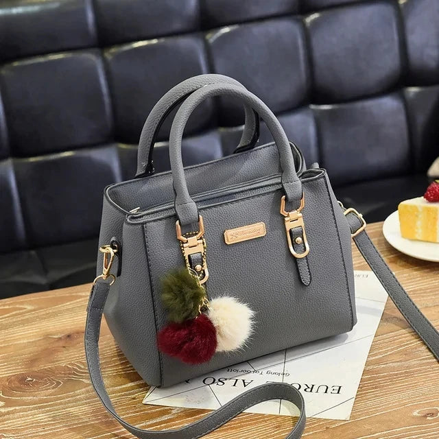 Bolsa de Luxo Feminina Gusure – Transversal com Borla, Grande Capacidade, Tote Bordada e Estilo Sofisticado