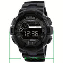 Relógio Masculino Digital LED Grande Esportivo – Alarme, Cronômetro, Prova d’Água (Perfeito Academia e Dia a Dia