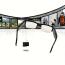 Óculos Câmera 1080P HD – Lente Grande-Angular 65°, Corpo Portátil, Gravação Esportiva, Dirigir, Ciclismo, Moto, Reuniões