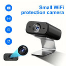 Mini Câmera de Monitoramento Interno – Visão Remota, Gravação em Loop e Ideal para Pets e Segurança Doméstica