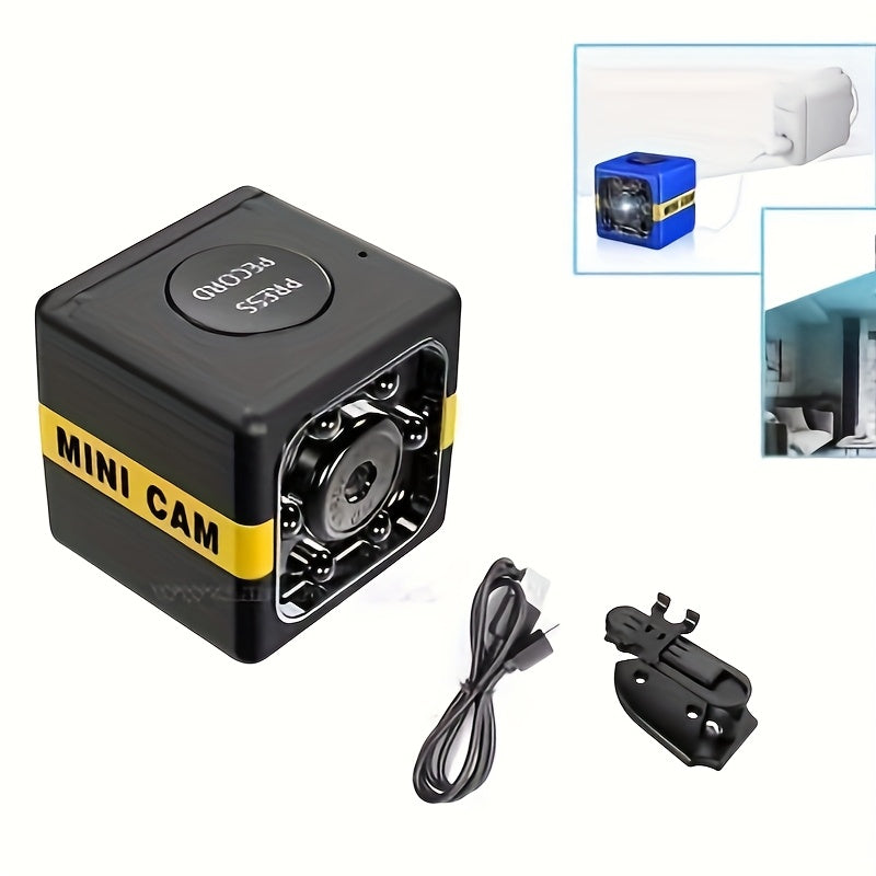 Mini Câmera Espiã Portátil – Gravação de Vídeo e Áudio, Bateria Recarregável, Visão Noturna e Clip de Fixação Hands-Free